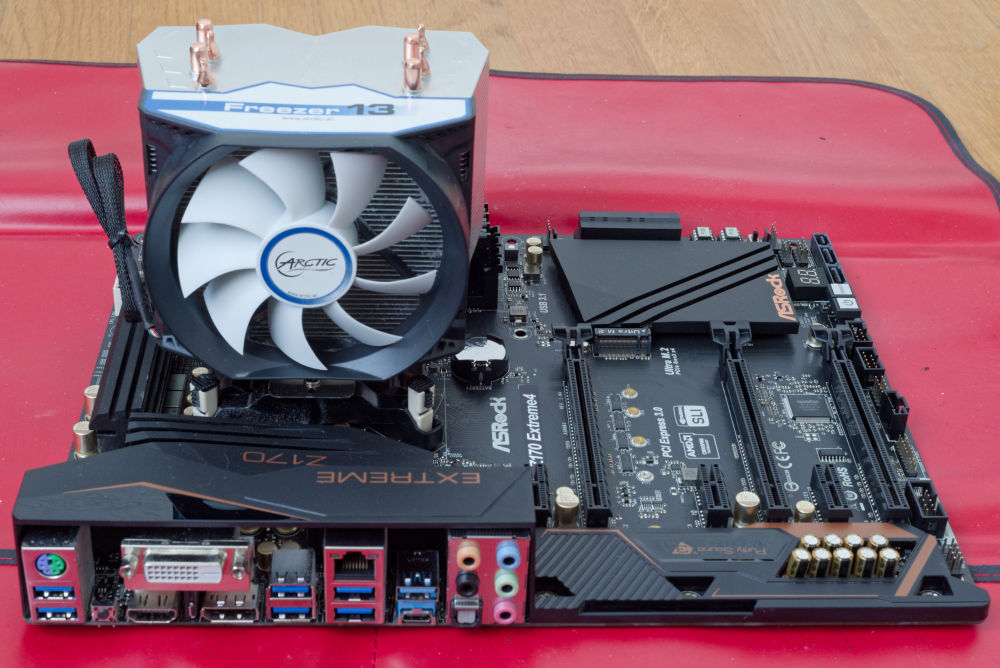 Mainboard nach dem Ausbau